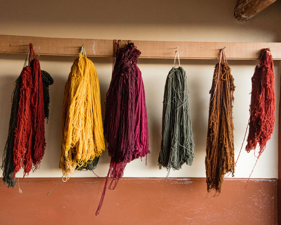 Yarn Dyed from Natural Pigments